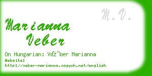 marianna veber business card